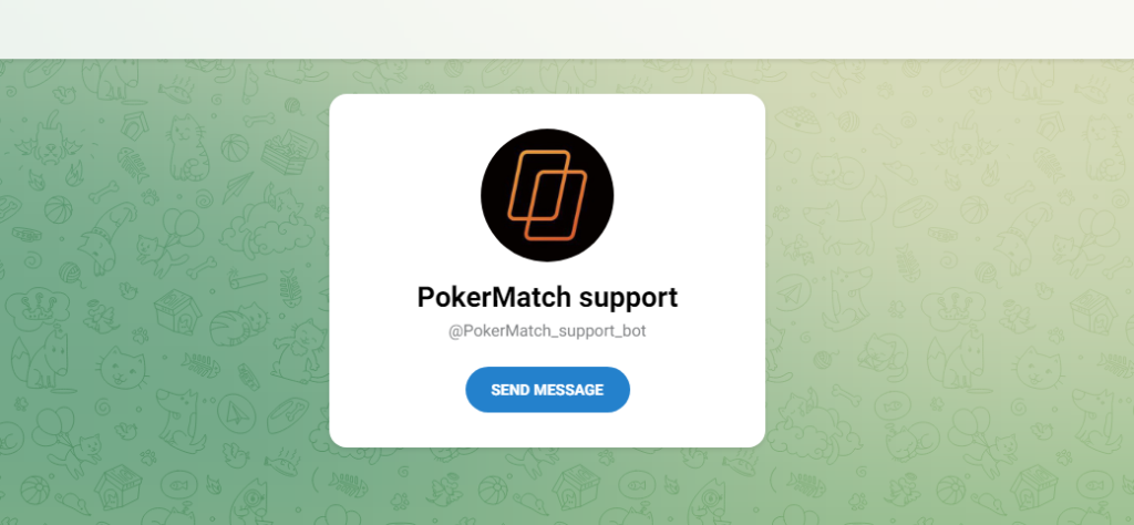 PokerBet (PokerMatch) Telegram Support