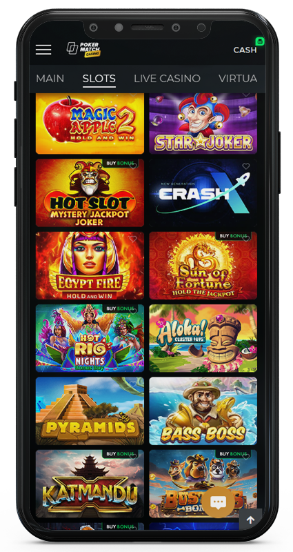 PokerBet (PokerMatch) Slots at mobile device