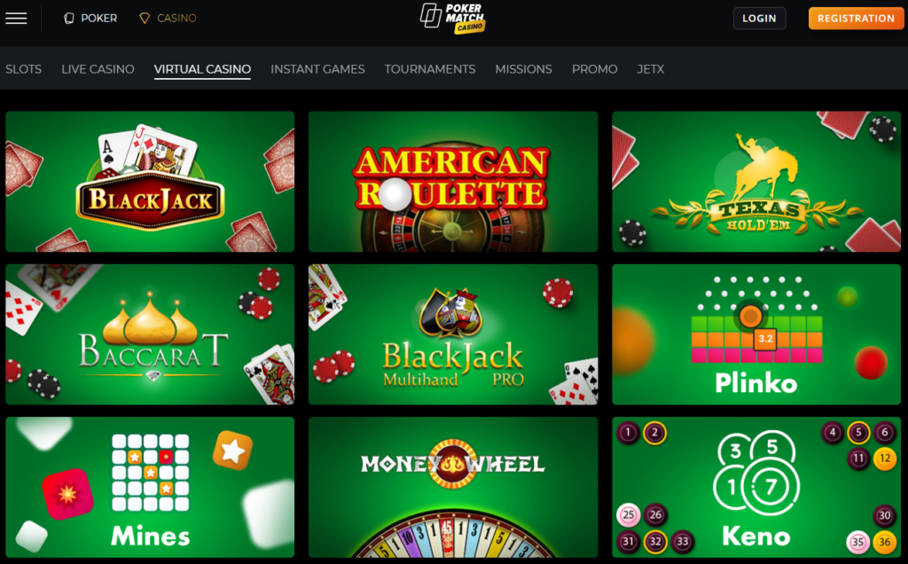 PokerBet (PokerMatch) Virtual Casino